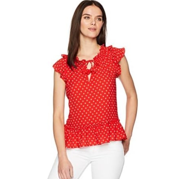 Misa los Angeles Womens Lucille Short Sleeve Blouse medium - Picture 1 of 5